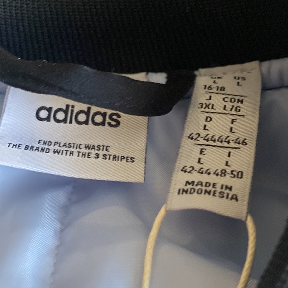 NWT Adidas original bomber Jacket L❤️❤️❤️ - Picture 6 of 10